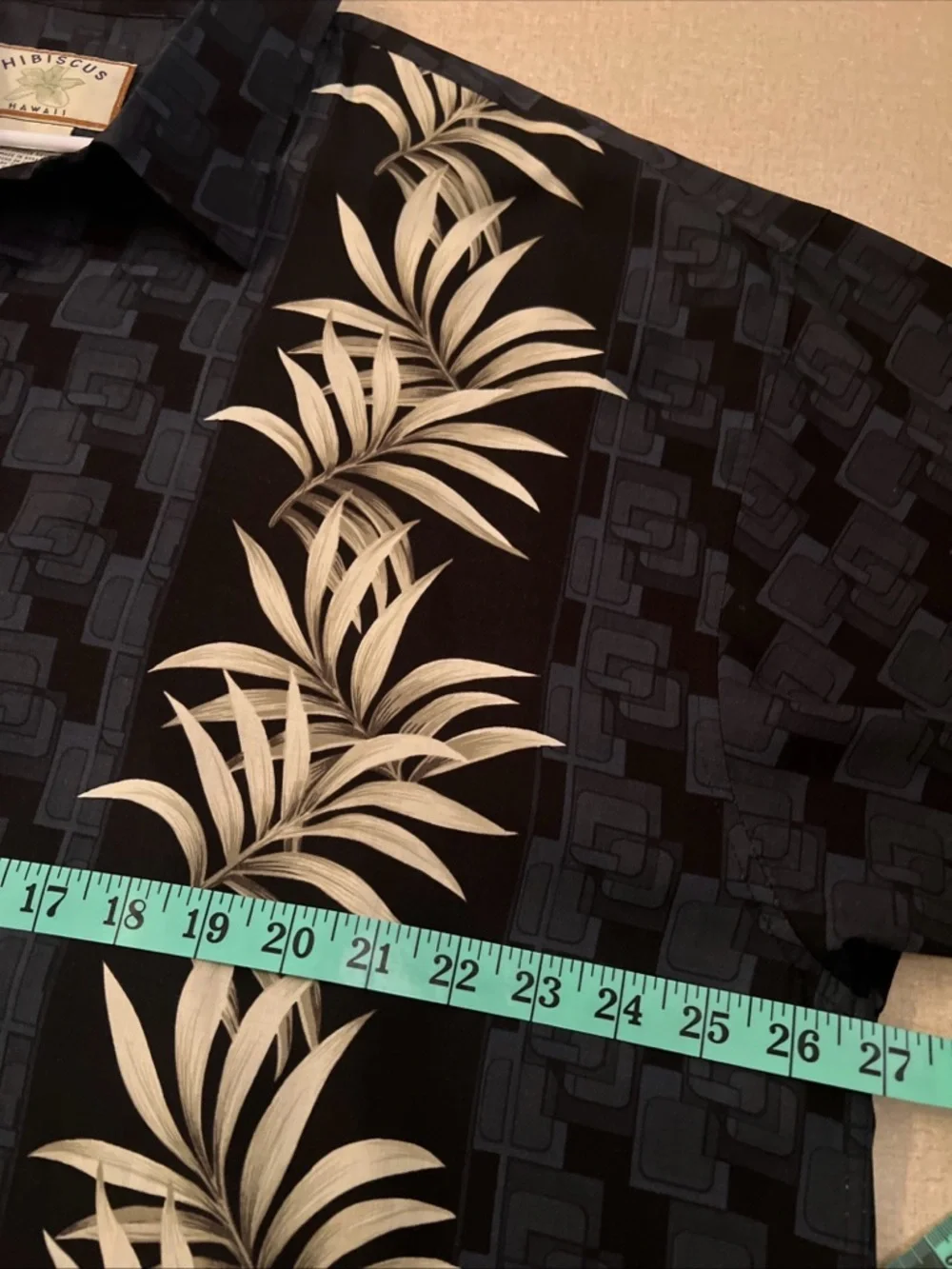 Hibiscus Hawaii Men's Size XXL Tropical Hawaiian Shirt 100% Rayon. - Picture 5 of 5
